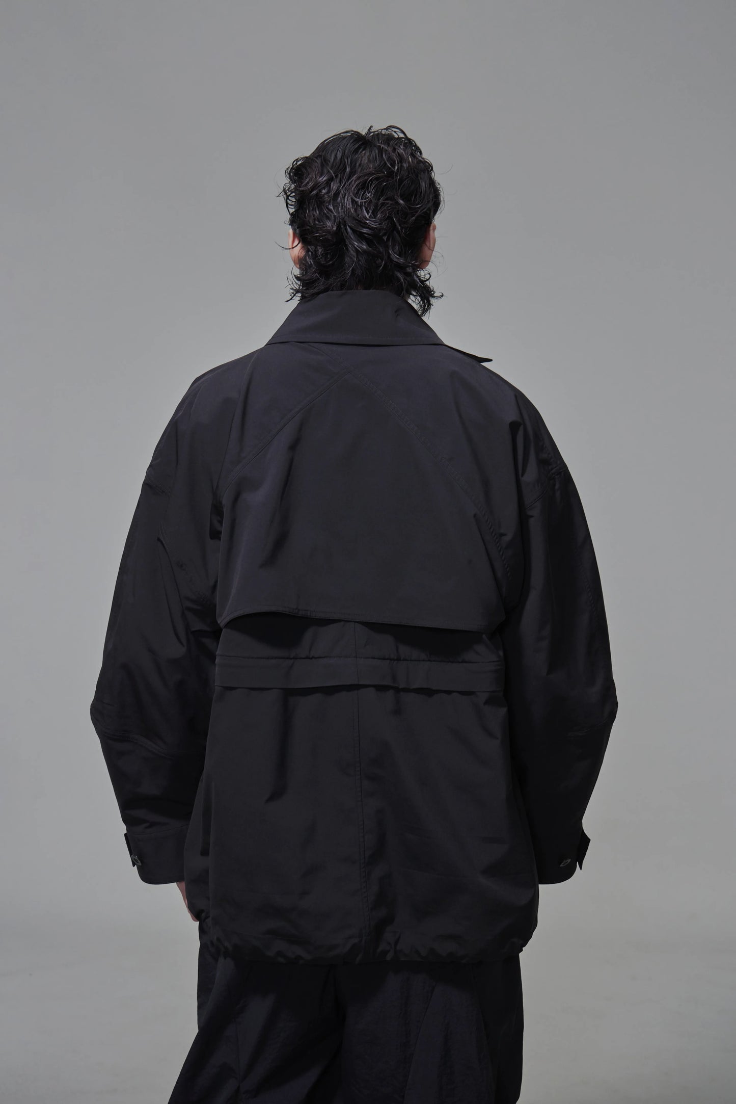 03 Oversized multi-way Field Jacket Black