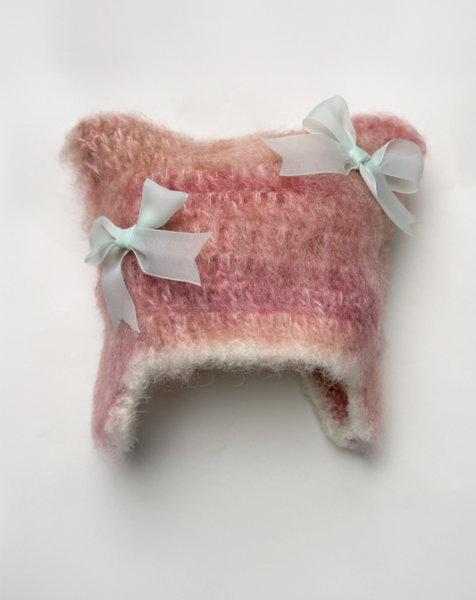 1/1 Cat Beanie Pink