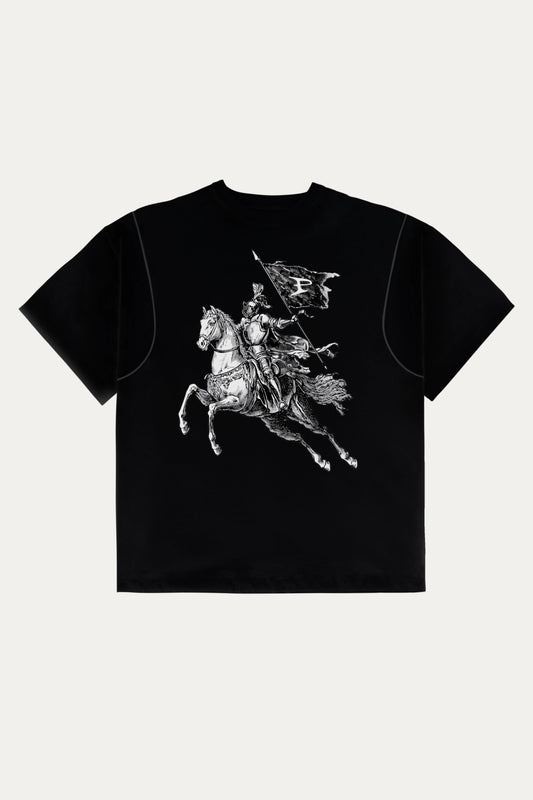 04 Knight Zero Waste Patch Tee Black