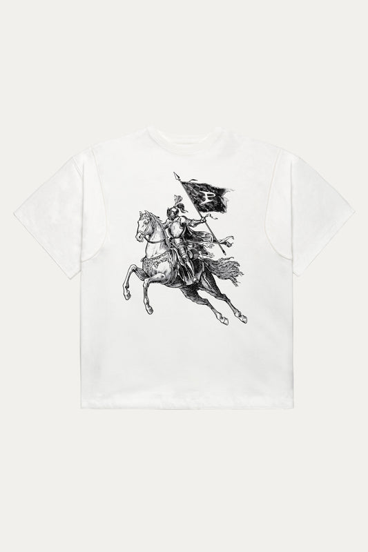 04 Knight Zero Waste Patch Tee White